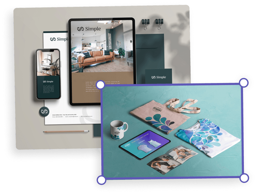 High-Quality and Realistic Mockup Scenes