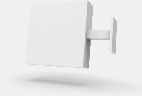 Blank Store Sign Mockup