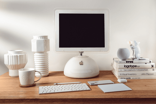 Old Vintage Imac Mockup