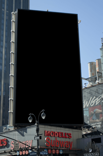 Outdoor Digital Billboard Mockup