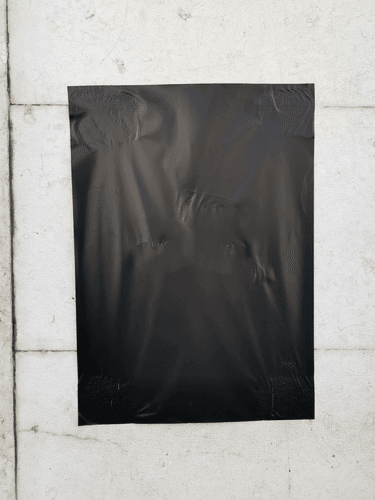 Black Street Poster Mockup