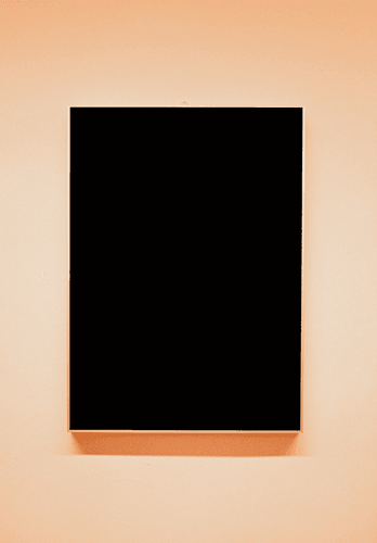 Movie Poster Mockup Mounted On A Wall