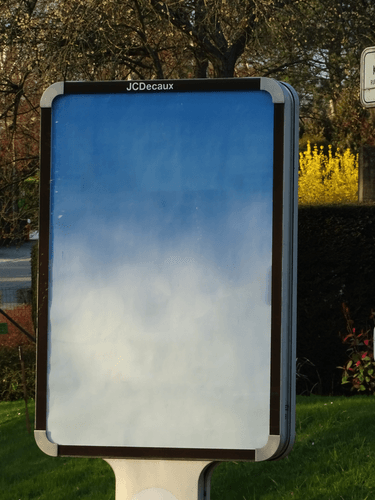 Round Digital Billboard Mockup