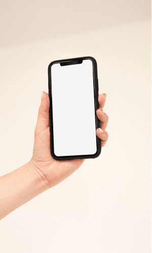 Woman Hand Holding Phone Mockup