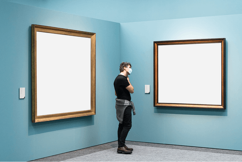 Two Frames In Gallery Mockup