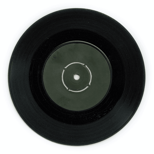 Vinyl Record Mockup Top View