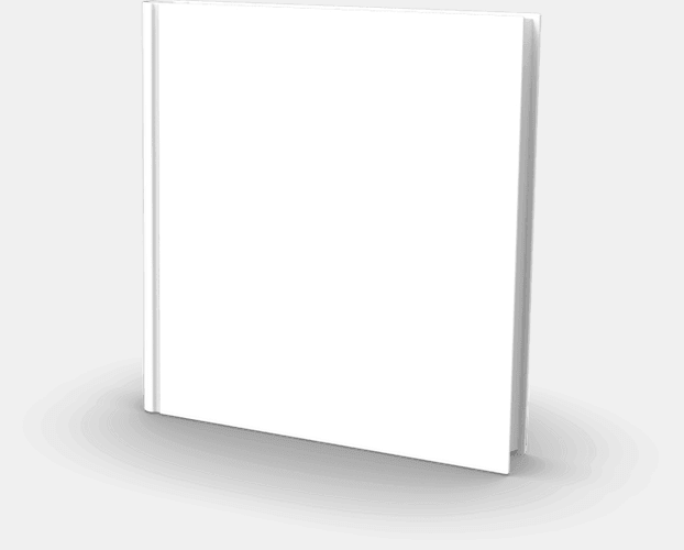 Softcover Square Book Mockup