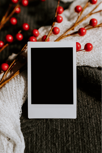 Realistic Polaroid Mockup