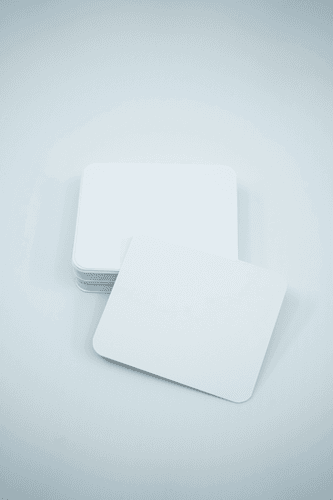 Square Business Card Mockup