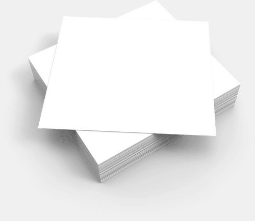 Visiting Square Business Card Mockup