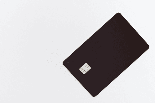 Black Credit Card Mockup