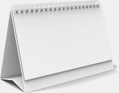 Tent Calendar Mockup