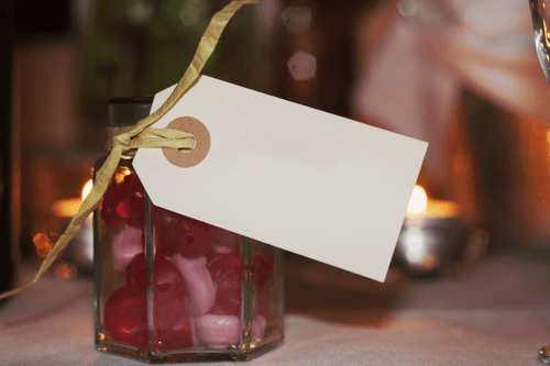 Label Mockup Tag On A Jar