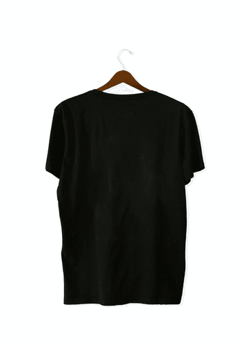 Man Oversized Black T Shirt Mockup