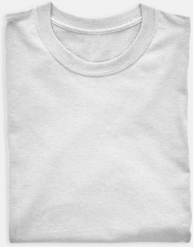 Grey Folded T Shirt Mockup