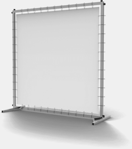 Press Conference Backdrop Mockup