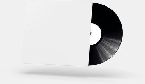 Simple Vinyl Record Mockup