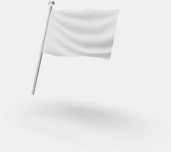 Waving Flag Mockup