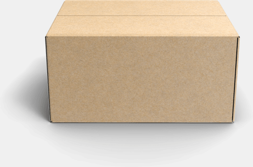 Corrugated Shipping Box Mockup