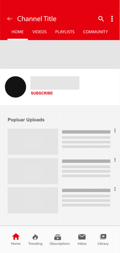 Youtube Channel Mockup