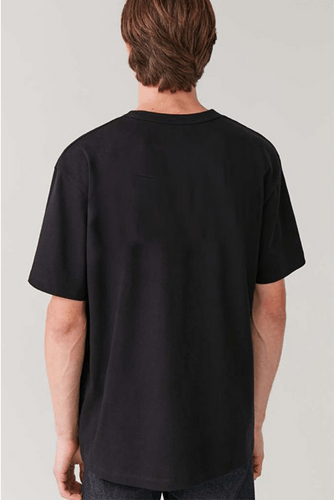 Man Back Black Tshirt Mockup