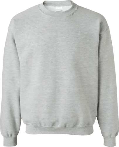 Gray Regular Fit Sweatshirt Mockup