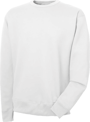 Standard Round Neck White Sweatshirt Mockup