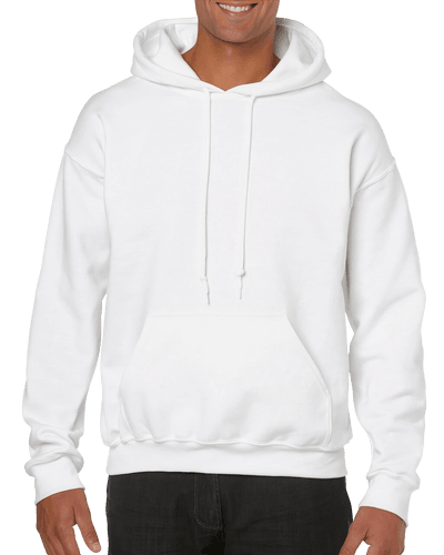 White Soft Style Gildan Hoodie Mockup