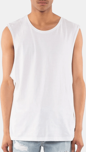 Man Wearing Tank Top Mockup