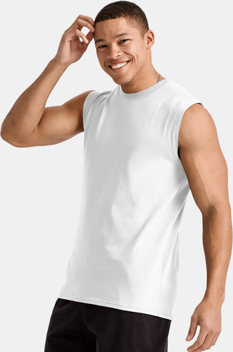 Man In White Tank Top Mockup