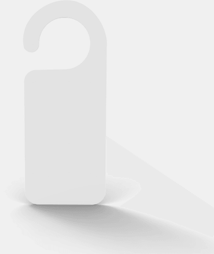 Set Of Door Hanger Mockup