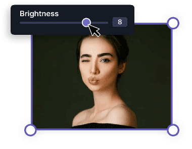Use the “Hue” slider