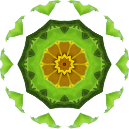 Sunflower Kaleidoscope Svg Vector